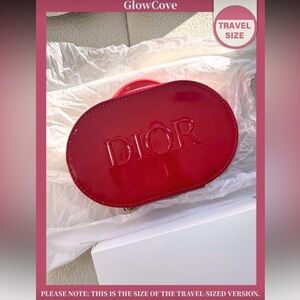 Dior Glossy Red Cosmetic Case
